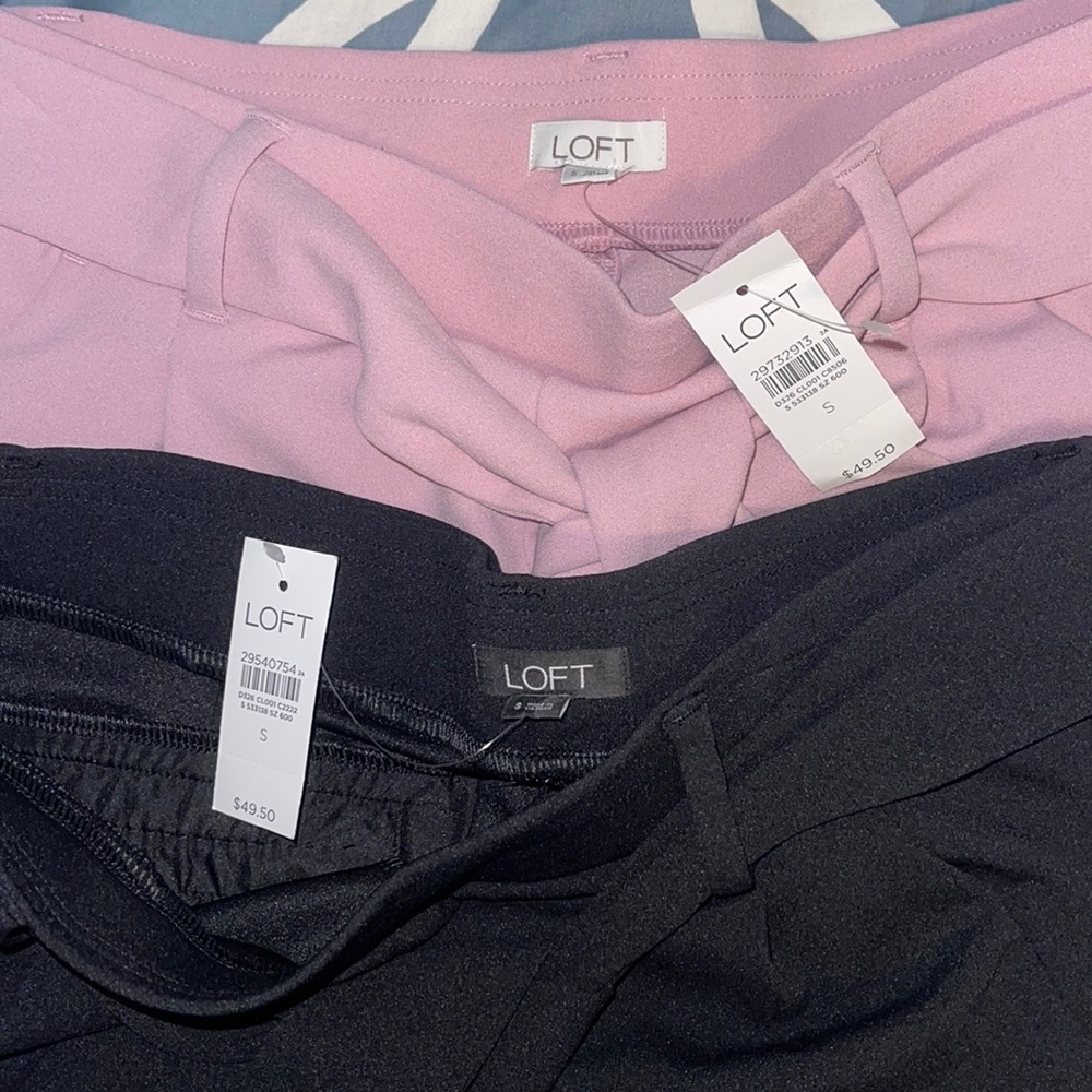 LOFT High Waisted Tie Shorts